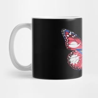 Nepalese Flag  Butterfly - Gift for Nepalese From Nepal Mug